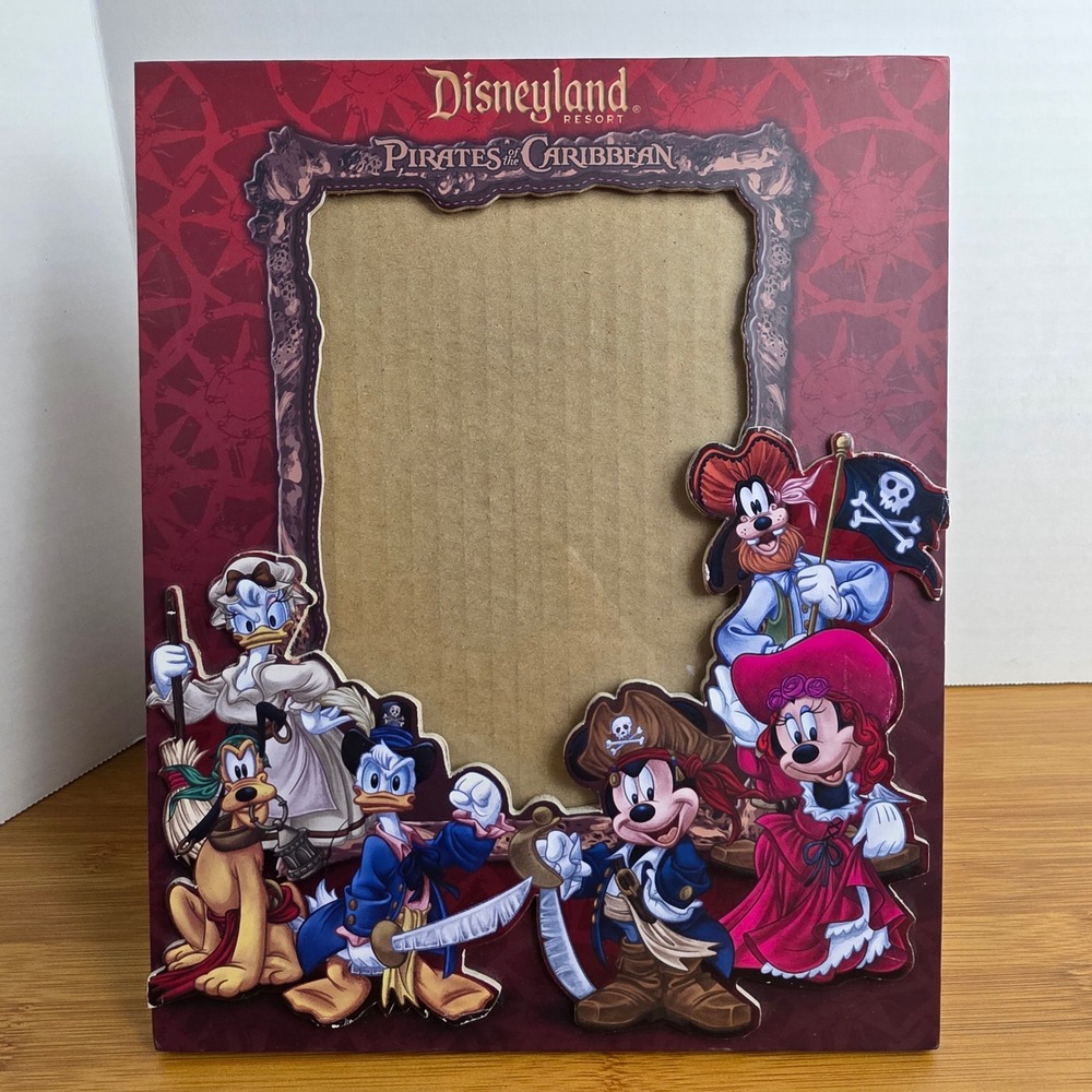 Disney Parks Pirates of the Caribbean Disneyland Mickey Mouse Photo Frame 5x7